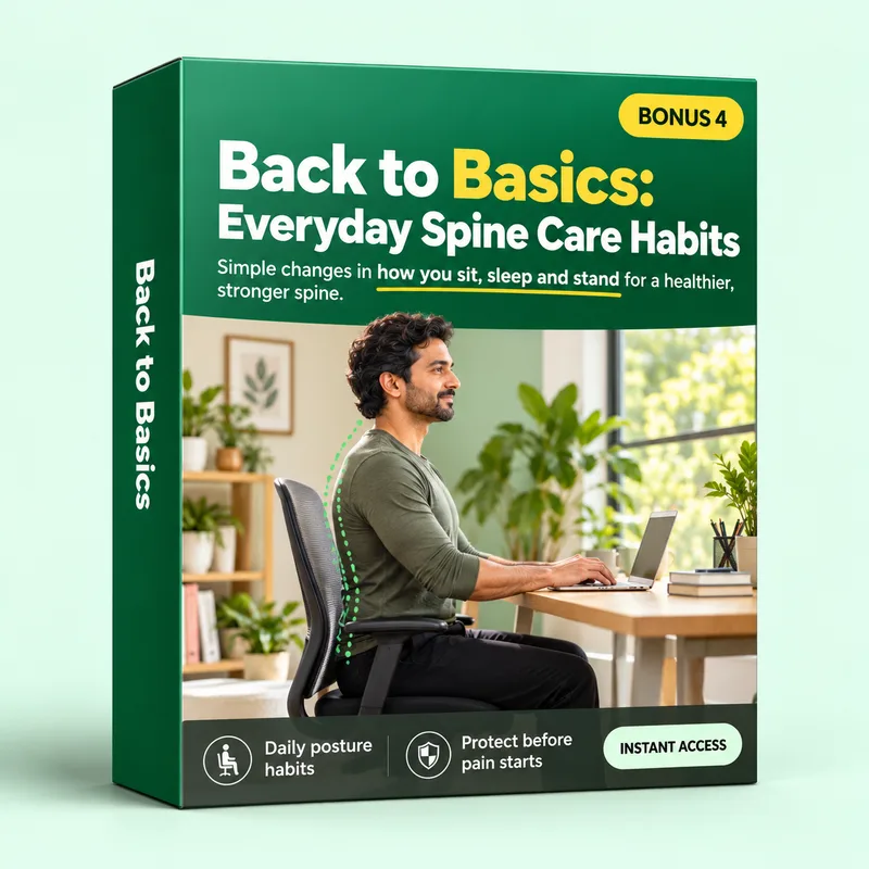 Bonus 4: Back to Basics, Everyday Spine Care Habits — guide cover
